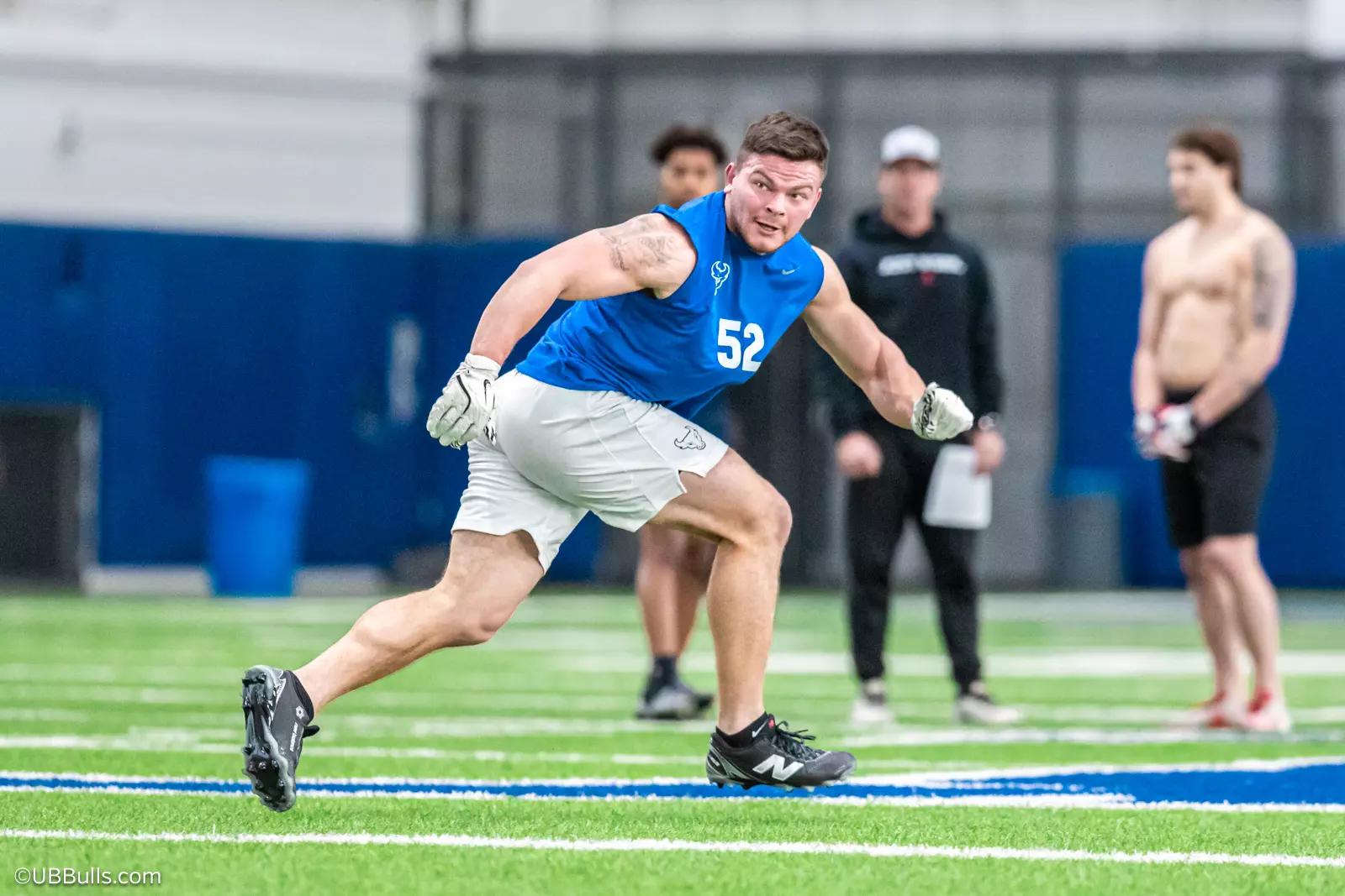 2025 UB Football NFL PRO DAY at Murchie Fieldhouse