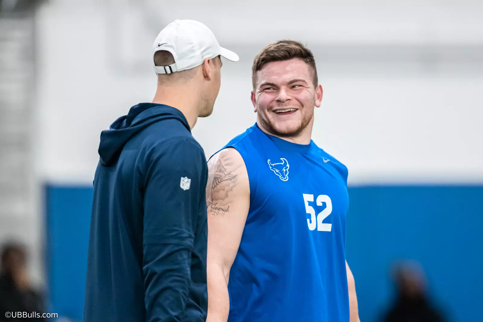 2025 UB Football NFL PRO DAY at Murchie Fieldhouse