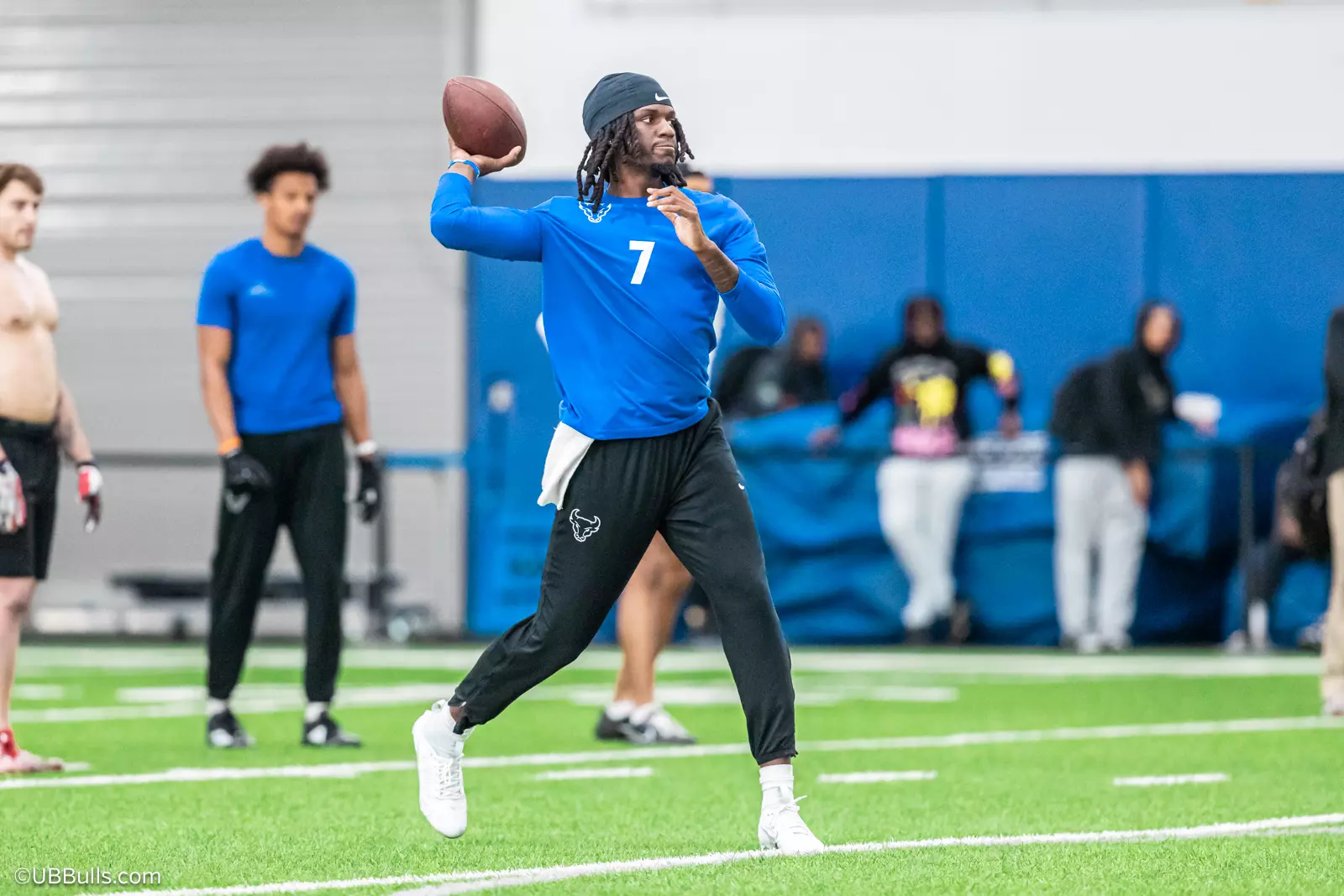 2025 UB Football NFL PRO DAY at Murchie Fieldhouse