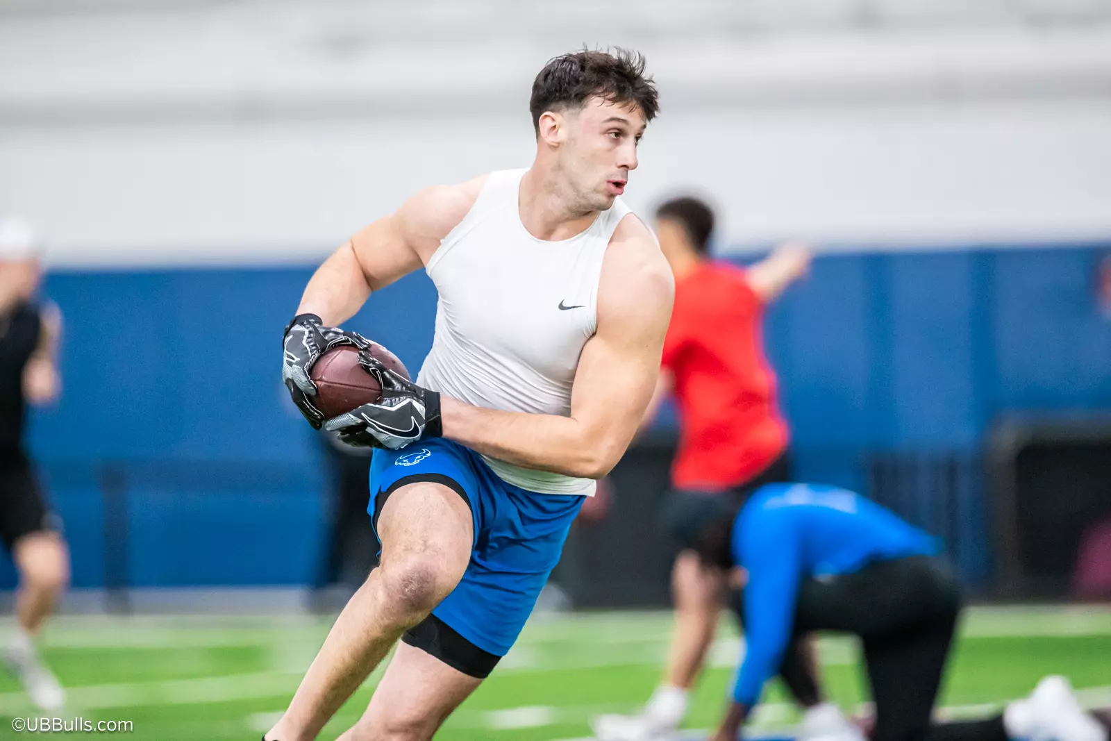 2025 UB Football NFL PRO DAY at Murchie Fieldhouse