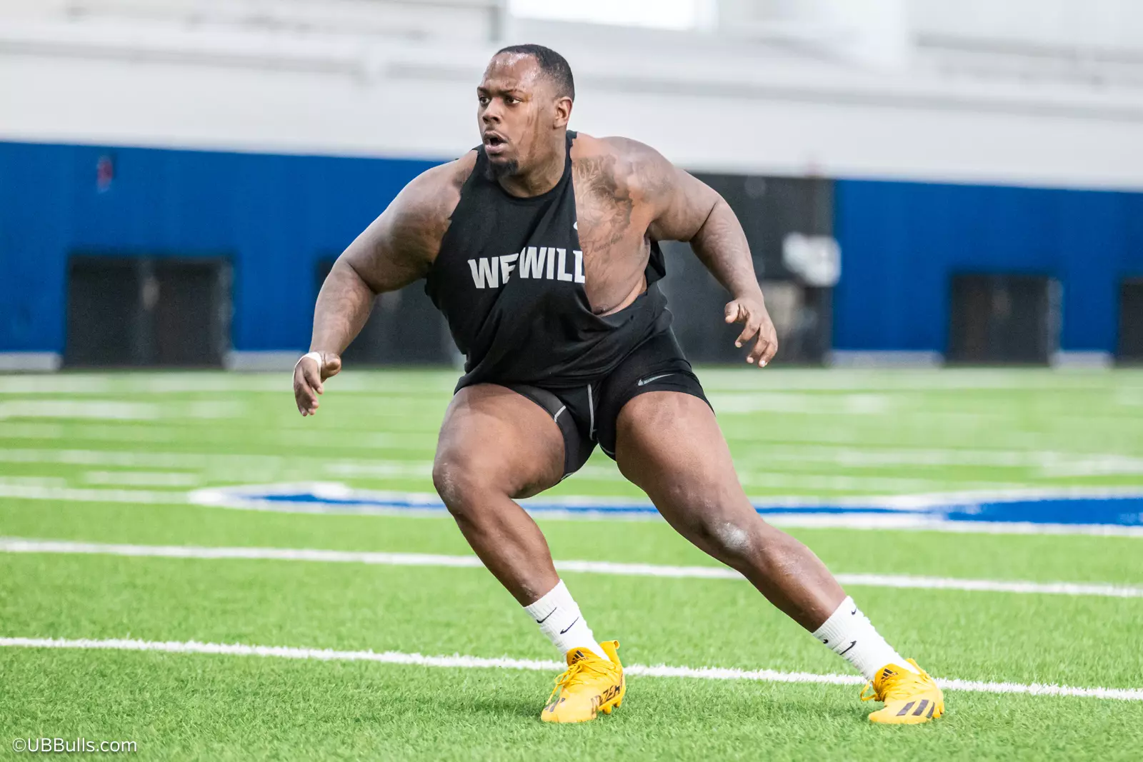 2025 UB Football NFL PRO DAY at Murchie Fieldhouse