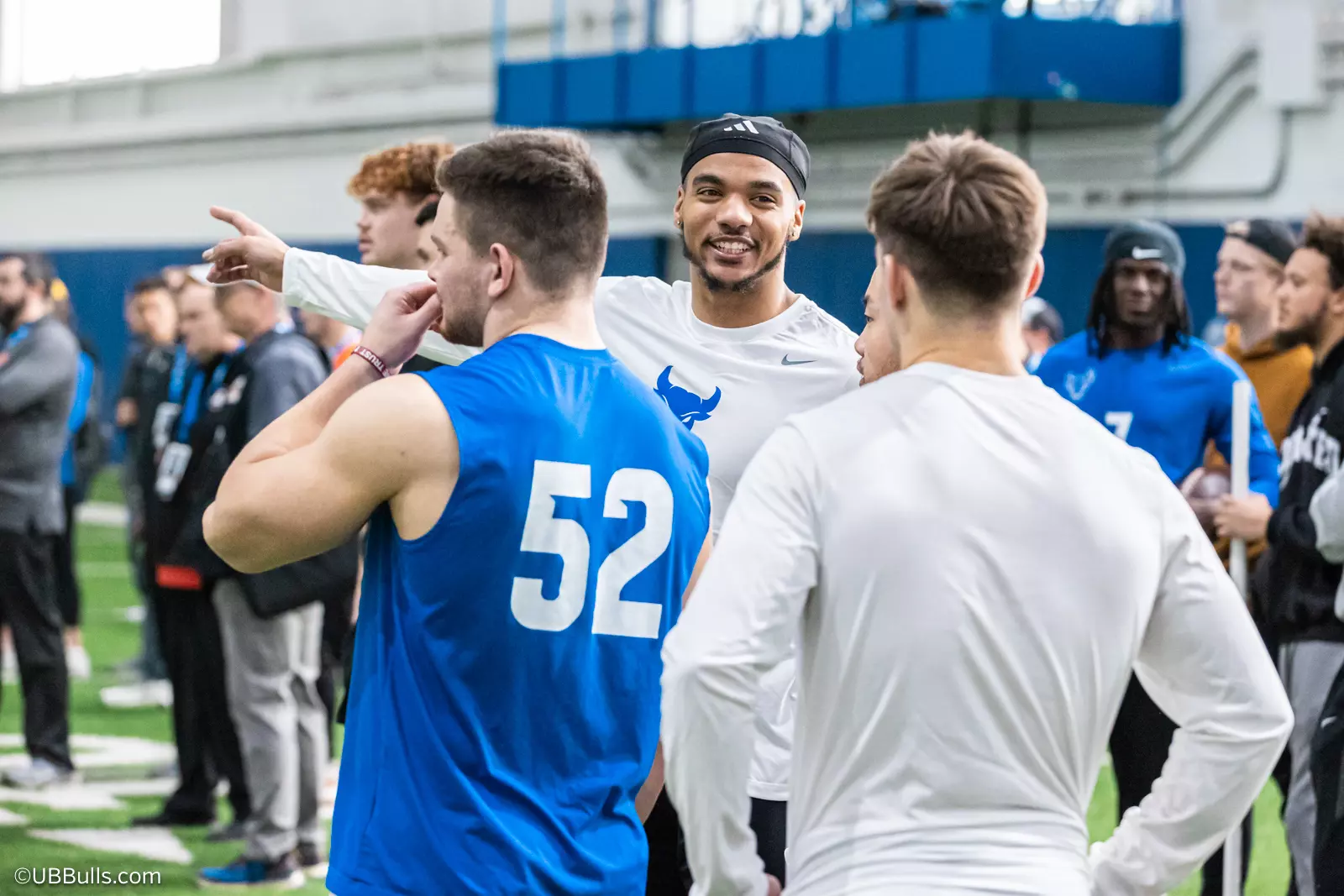 2025 UB Football NFL PRO DAY at Murchie Fieldhouse