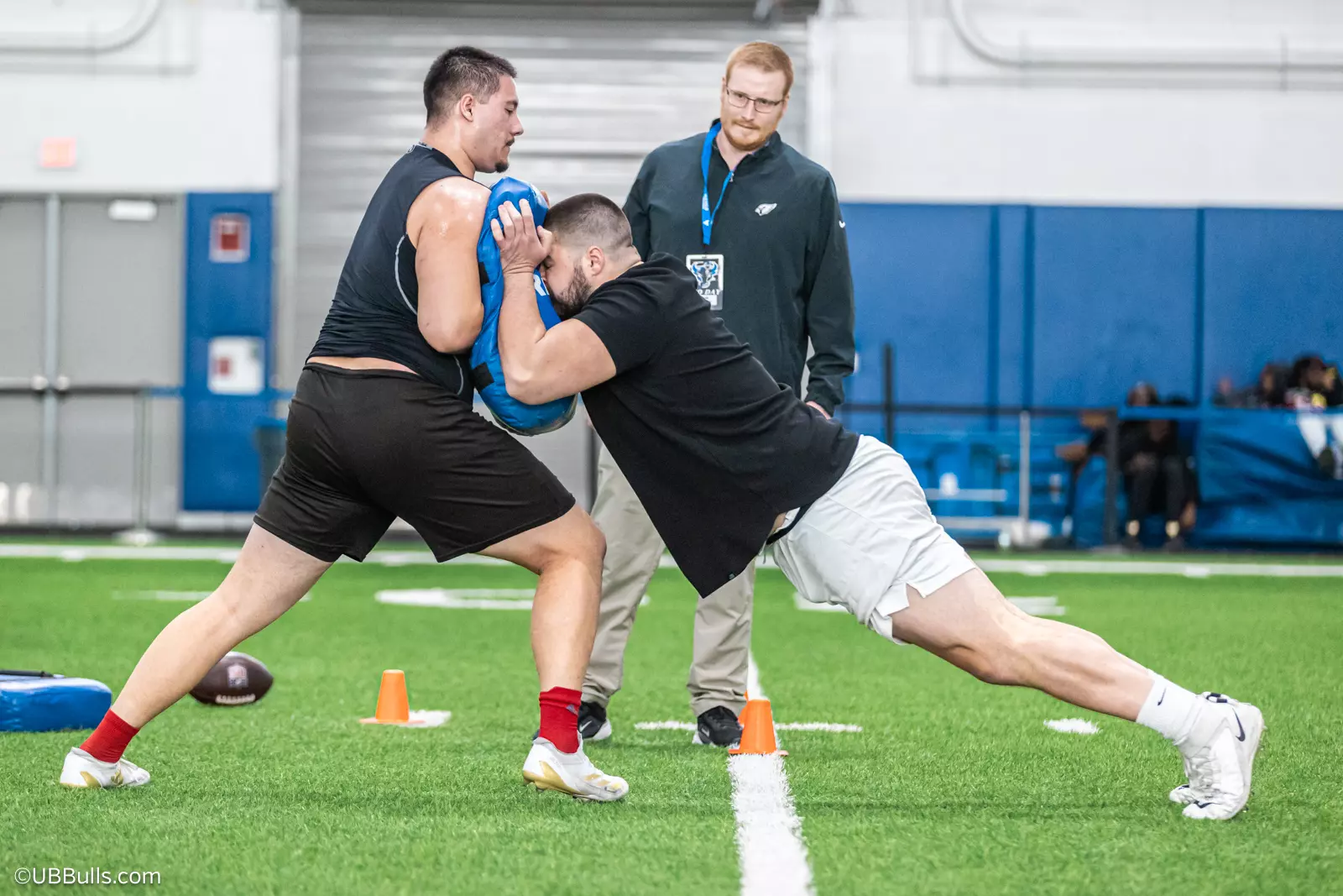 2025 UB Football NFL PRO DAY at Murchie Fieldhouse