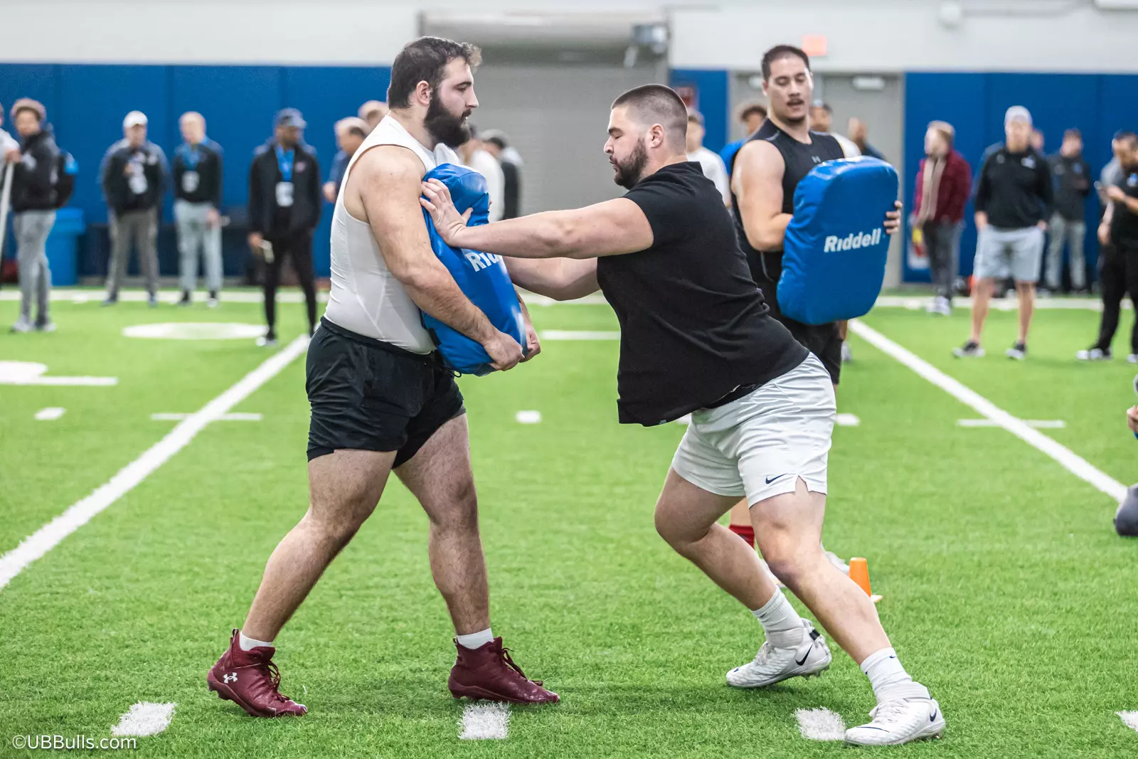 2025 UB Football NFL PRO DAY at Murchie Fieldhouse