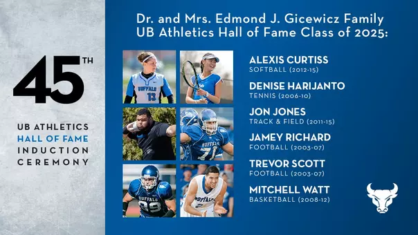 UB Athletics Hall of Fame 2025 Induction Class