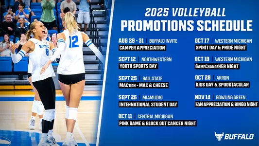 2025 Volleyball Promo Schedule