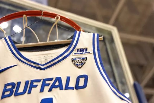 Photo of a basketball jersey