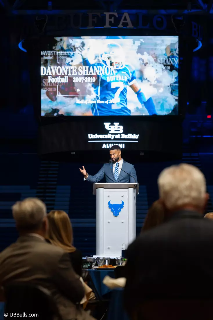 2026 Dr and Mrs Edmond J Gicewicz Family UB Athletics Hall of Fame Inductee Davonte Shannon (Football)