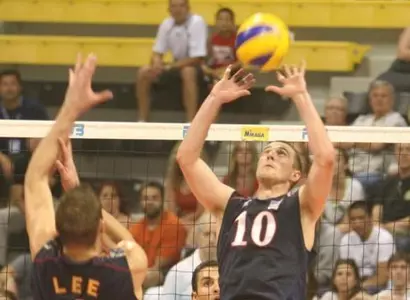 Brian Thornton and U.S. Men's National Volleyball Team Sweep Puerto Rico Image