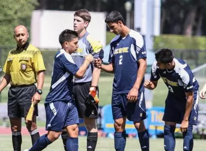 Men's Soccer Sets Big West Sportsmanship Example Image