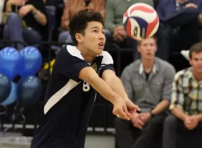 Michael Brinkley Posts Career-High 20 Digs As No. 2 UCI Beats No. 5 UCLA, 3-2 Image