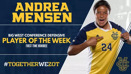 Andrea Mensen Locks Down Big West Defensive Player of the Week Image