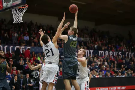 'Eaters Beset by Hot-Shooting Gaels, 84-53 Image