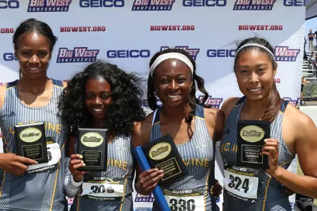 Big West Wins for Megan George, 4x100 Relay Image