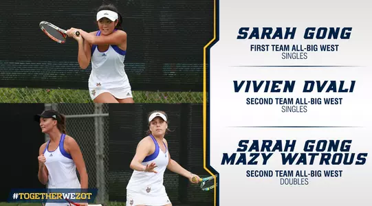 Three Anteaters Earn All-Big West Honors Image