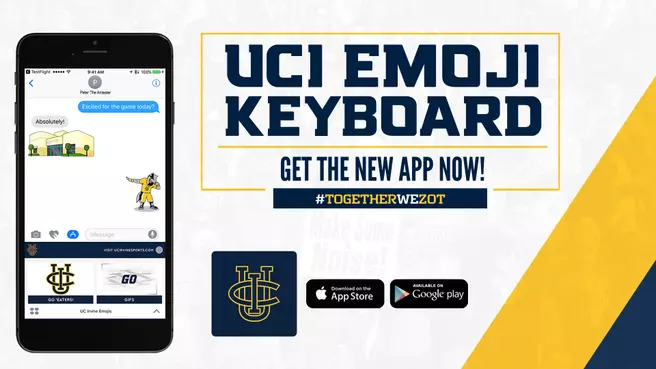 UC Irvine Athletics Emoji Keyboard