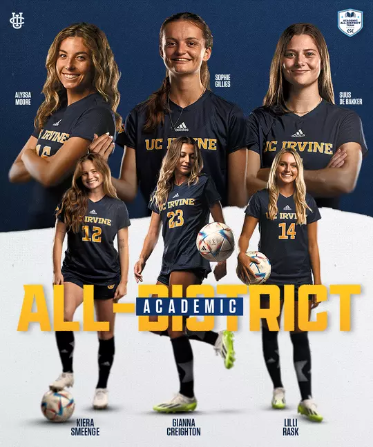 academic-all-district-uci-wsoc-2023-rask-moore-debakker-creighton-gillies-smeenge