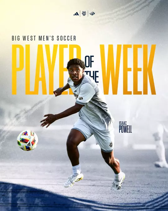 isaac-powell-uci-msoc-2025-bigwestoffensiveplayeroftheweek-graphic