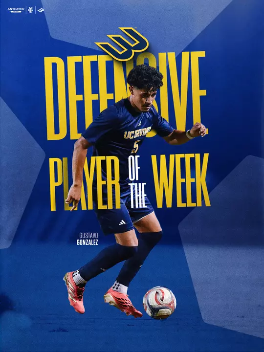 Big West Defensive Player of the Week Graphic 1 Gustavo Gonzalez 2026