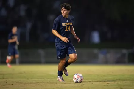 James Arteaga controls the ball in a 2026 match vs. Oregon State