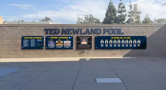 rendering of Ted Newland Pool naming