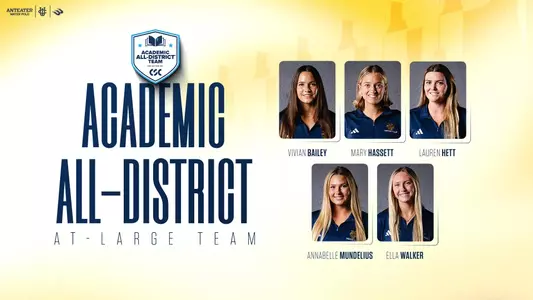 Academic All-District honors for Vivian Bailey, Mary Hassett, Lauren Hett, Annabelle Mundelius, and Ella Walker
