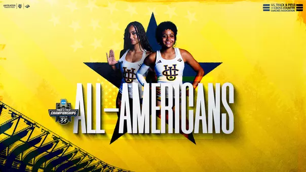 Track and field All-Americans Joy Anderson and Jolie Robinson