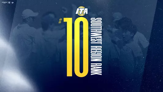 Men's Tennis is 10th in the ITA Southwest Regional rankings