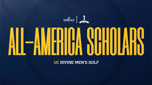 Three UC Irvine men's golfers named Cobalt Golf All-America Scholars