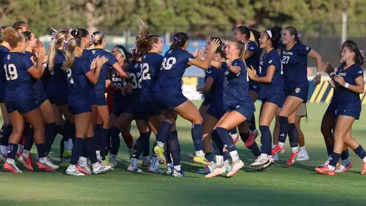 The team comes together just before the start of their 2026 matchup against San Diego