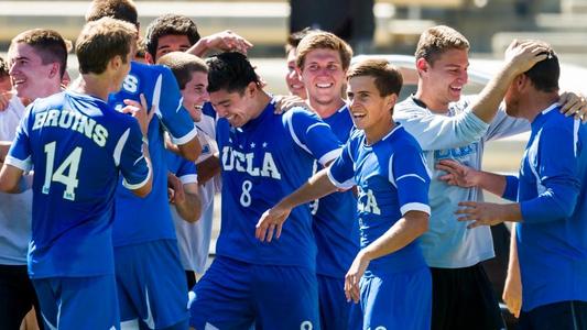 The UCLA men's soccer team (Photo by Scott Chandler)
