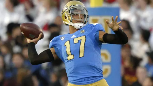 UCLA quarterback Brett Hundley (AP Photo/Mark J. Terrill)