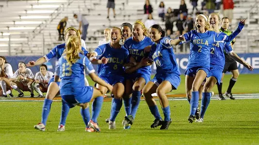 The Bruins celebrate a PK win over Virginia