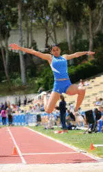 Freshman Price Earns Spot at NCAA Championships in Long Jump