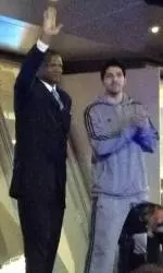 First Guests Arrive in New Pauley Pavilion