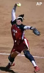 Lisa Fernandez Pitches, Hits Team USA to Olympic Gold