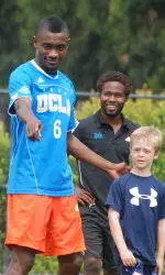 Salomon Kalou Makes Appearance at UCLA Soccer Camp