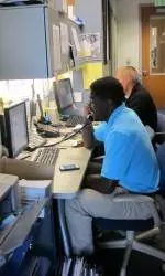 Student-Athletes Connect with Donors as Wooden Athletic Fund Interns