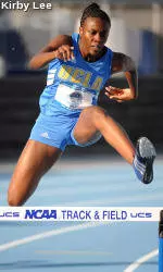 Leach Earns Third All-American Hurdles Honor With Runner-Up Finish At NCAA's