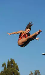 Diver Samaniego Named Pac-10 Newcomer of the Year