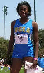 Leach Defends 400m Hurdles Title to Lead Bruin Women at Pac-10 Championships