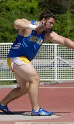 Caulfield Throws Lifetime-Best in the Shot at Salinas