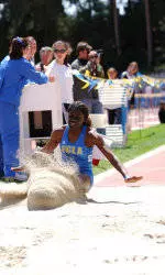 Watkins Wins Long/High Jump West Region Titles