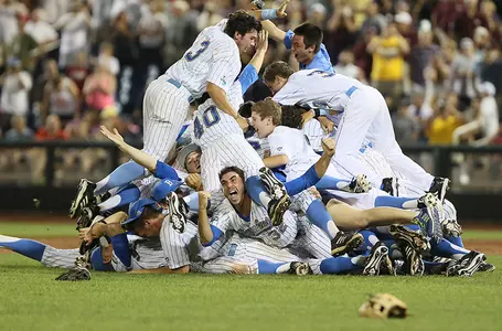 NCAA Championship, UCLA dogpile