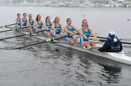 UCLA women's rowing, action photo