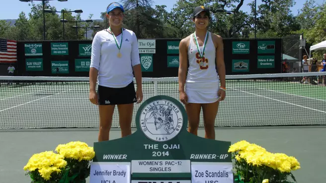 Brady Wins Pac-12 Singles Championship