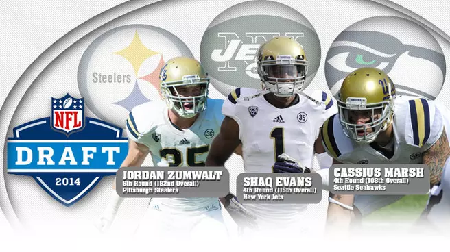 Three More Bruins Selected in NFL Draft