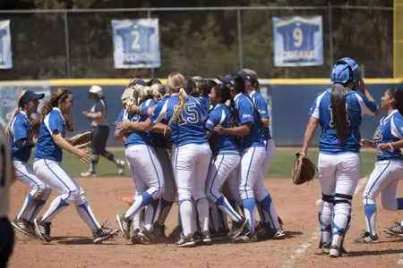 UCLA celebrates win over Notre Dame; 5-18-14