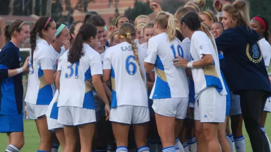 UCLA women's soccer team in the season opener