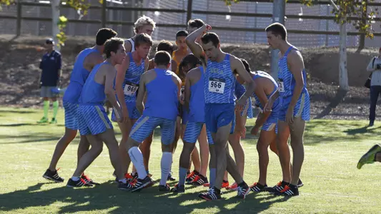 UCLA cross country team men's start Mustang Challenge 2015